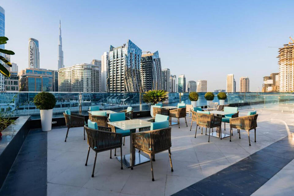 Spacious terraces and balconies